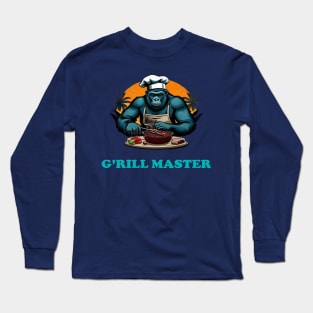 G'rill Master BBQ Griller Fun Pun Long Sleeve T-Shirt